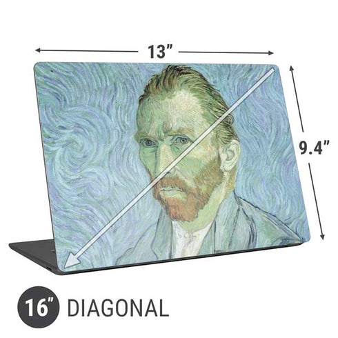 Vincent Van Gogh Self-portrait Universal Laptop 16in (13 x 9.4in) Skin